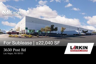 Plus de détails pour 3650 E Post Rd, Las Vegas, NV - Industriel/Logistique à louer