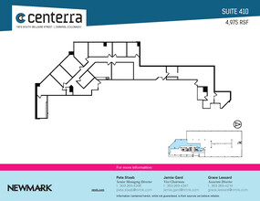 1873 S Bellaire St, Denver, CO à louer Plan d’étage– Image 1 sur 1