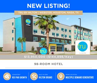 Plus de détails pour 901 Rogers St, Webster, TX - Hôtellerie à vendre