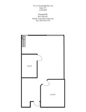 5111 N Scottsdale Rd, Scottsdale, AZ à louer Plan d’étage– Image 1 sur 2