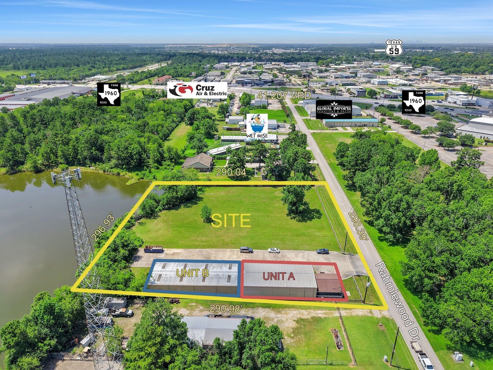 19650 Ramblewood Dr, Humble, TX à vendre Aérien– Image 1 sur 32