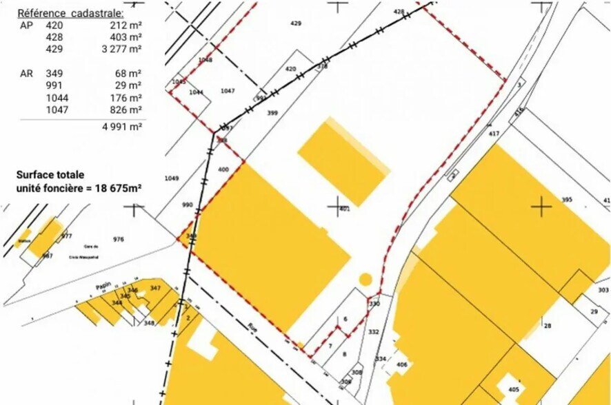 Industriel/Logistique dans Croix à louer - Plan d’étage – Image 2 sur 3