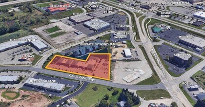 1600-1688 N Casaloma Dr, Grand Chute, WI - Vue aérienne  vue de carte - Image1