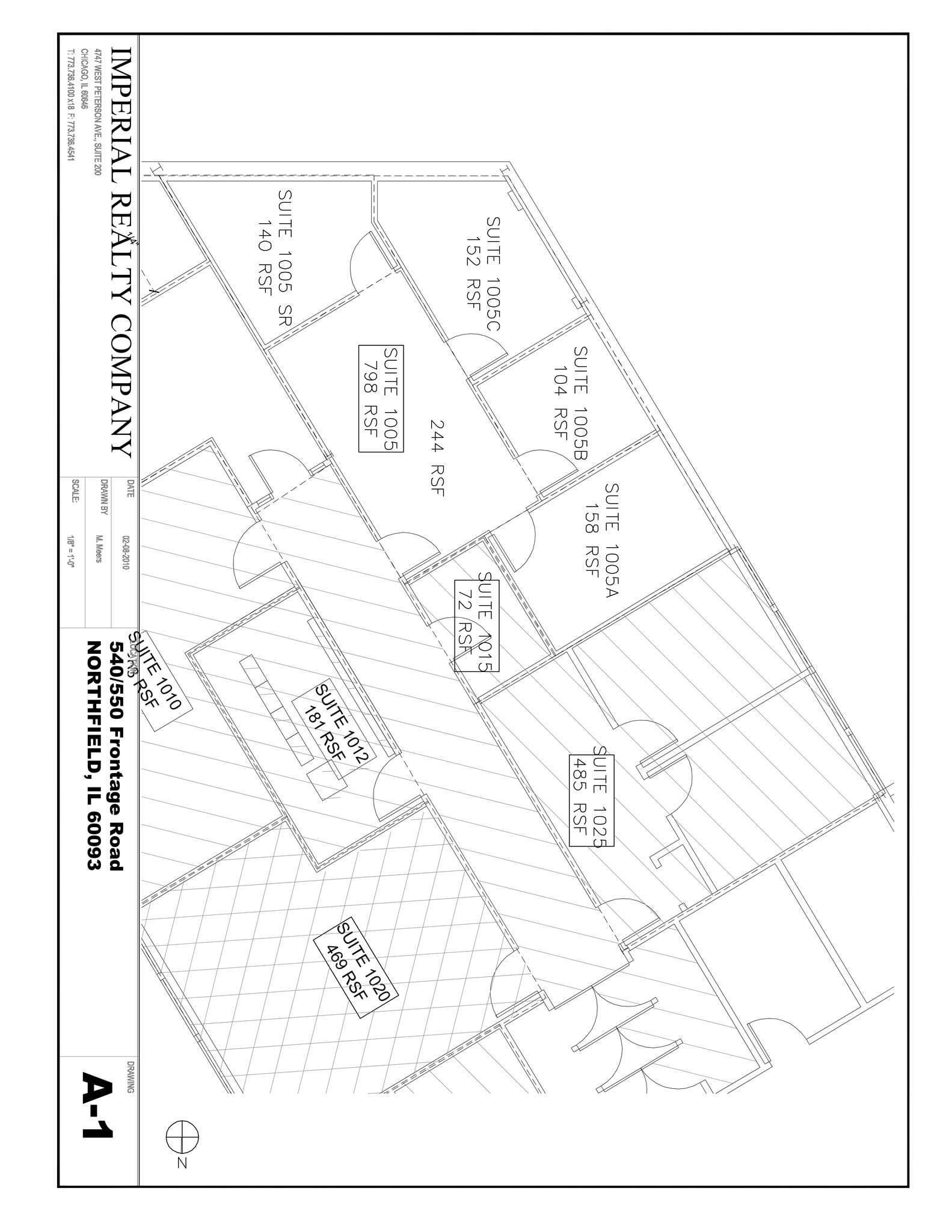 540-550 W Frontage Rd, Northfield, IL à louer Plan de site– Image 1 sur 1