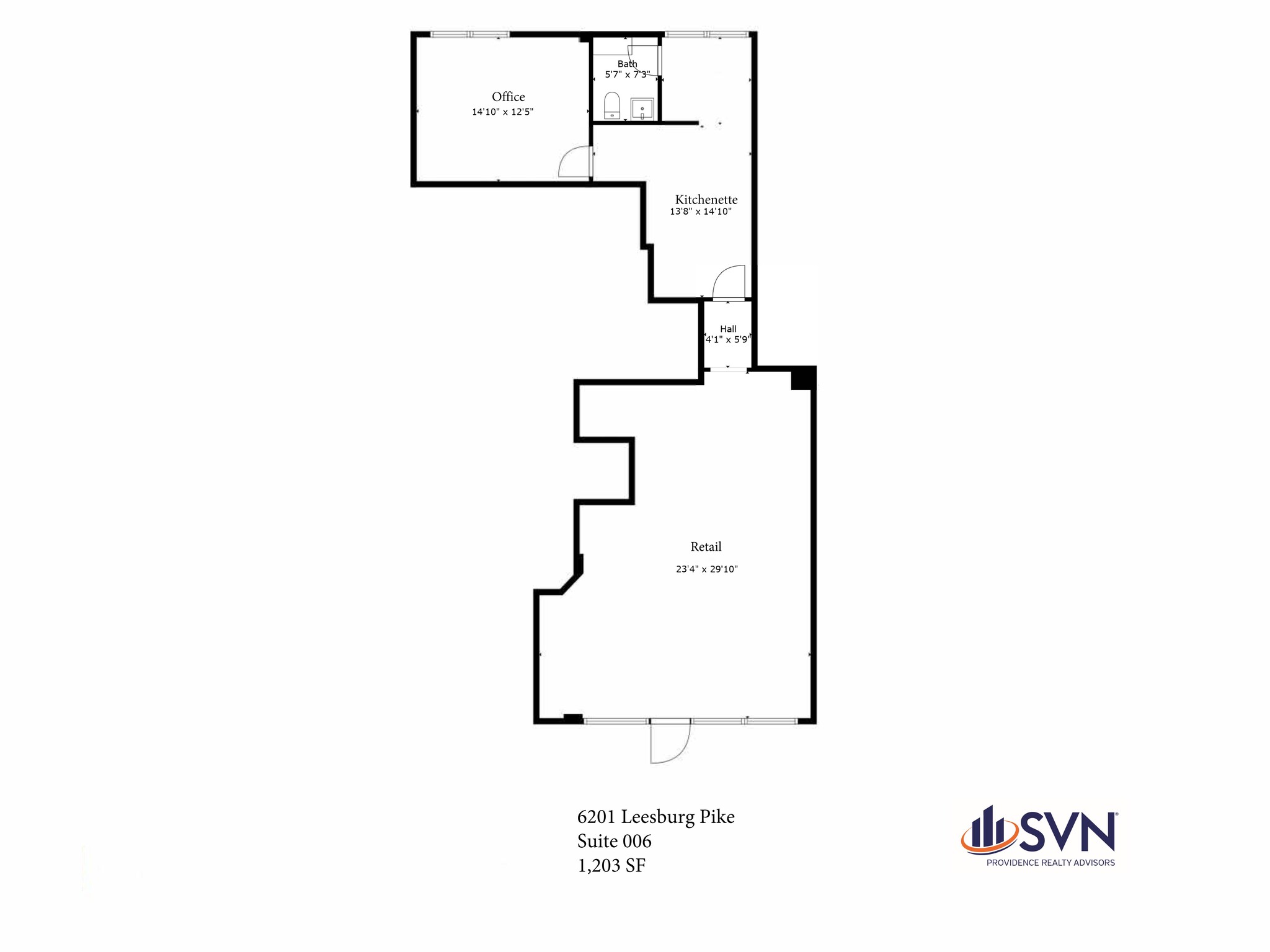 6201 Leesburg Pike, Falls Church, VA à louer Plan de site– Image 1 sur 1