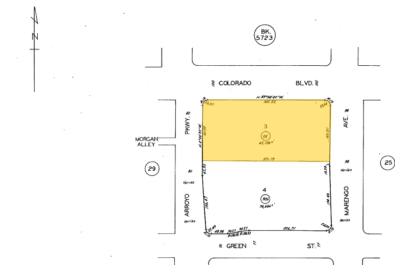 150 E Colorado Blvd, Pasadena, CA à louer - Plan cadastral – Image 2 sur 19