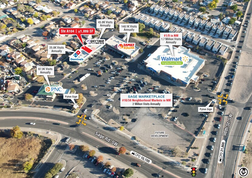 9550 Sage Rd SW, Albuquerque, NM à louer - Photo de l’immeuble – Image 2 sur 10