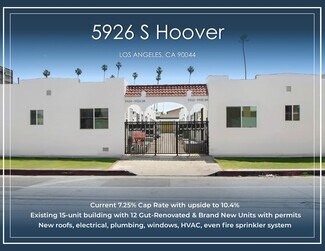 Plus de détails pour 5926 S Hoover St, Los Angeles, CA - Logement à vendre
