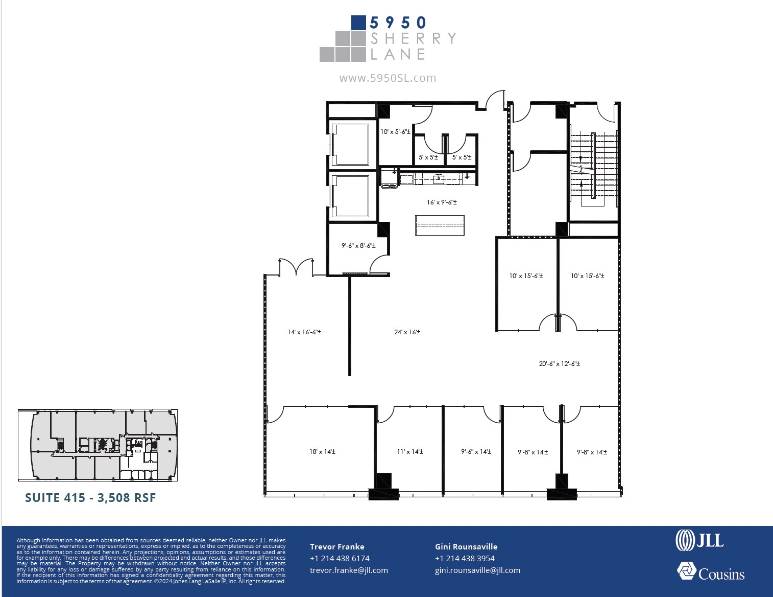 5950 Sherry Ln, Dallas, TX à louer Plan d’étage– Image 1 sur 1