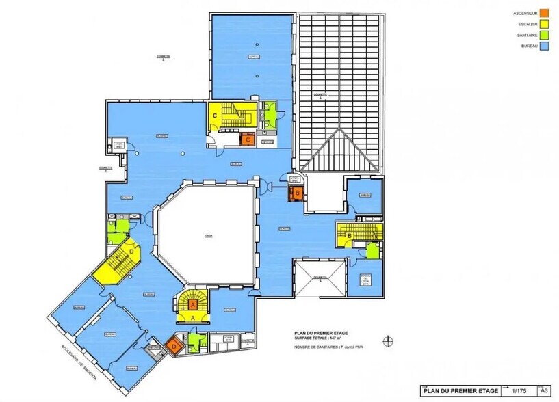 76 Boulevard De Magenta, Paris à louer - Plan d’étage – Image 3 sur 5