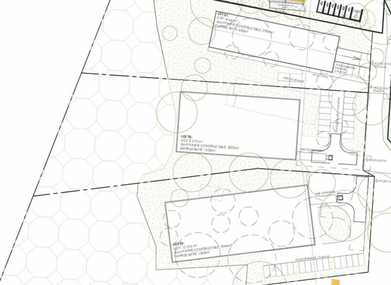Terrain dans Artigues Pres Bordeaux à vendre - Plan de site – Image 3 sur 8