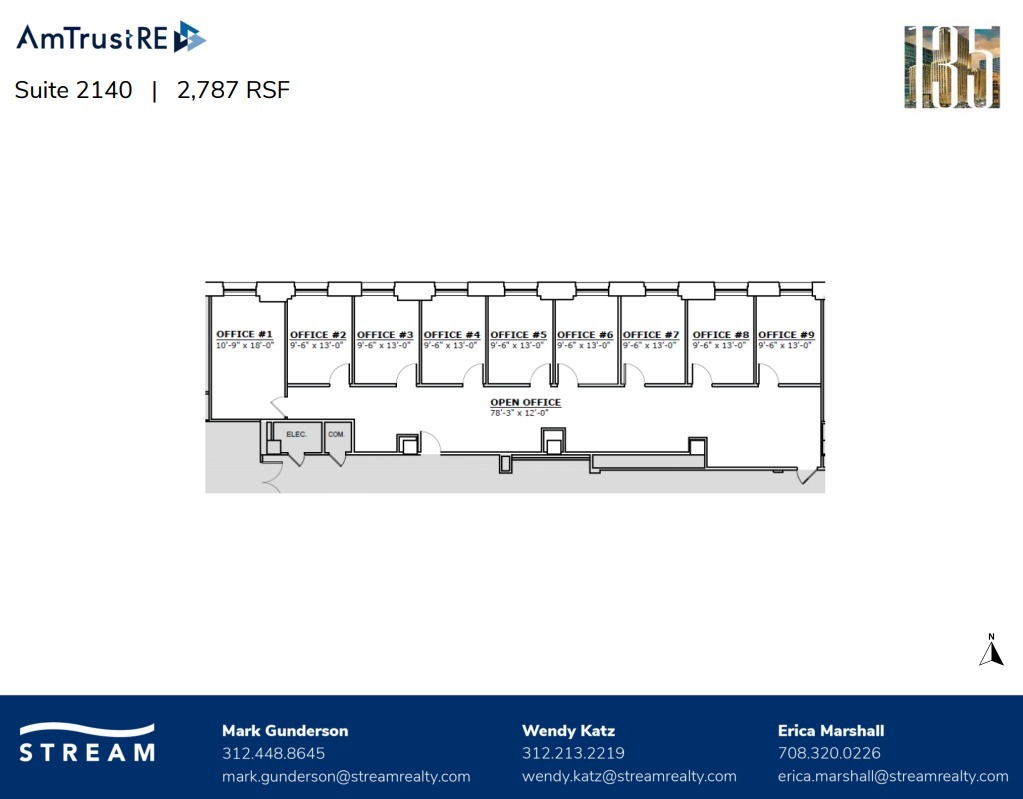 135 S LaSalle St, Chicago, IL à louer Plan d’étage– Image 1 sur 1