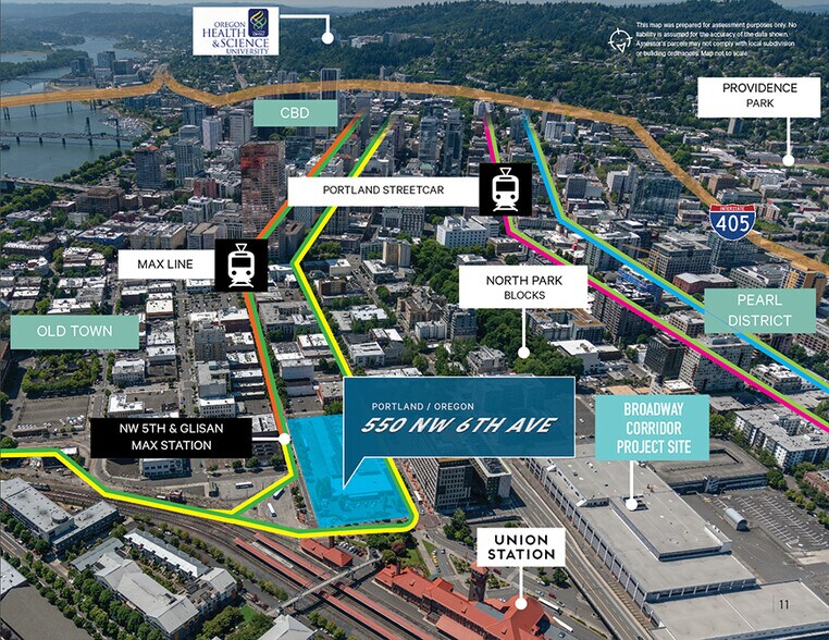 550 NW 6th Ave, Portland, OR à vendre - Aérien – Image 2 sur 6