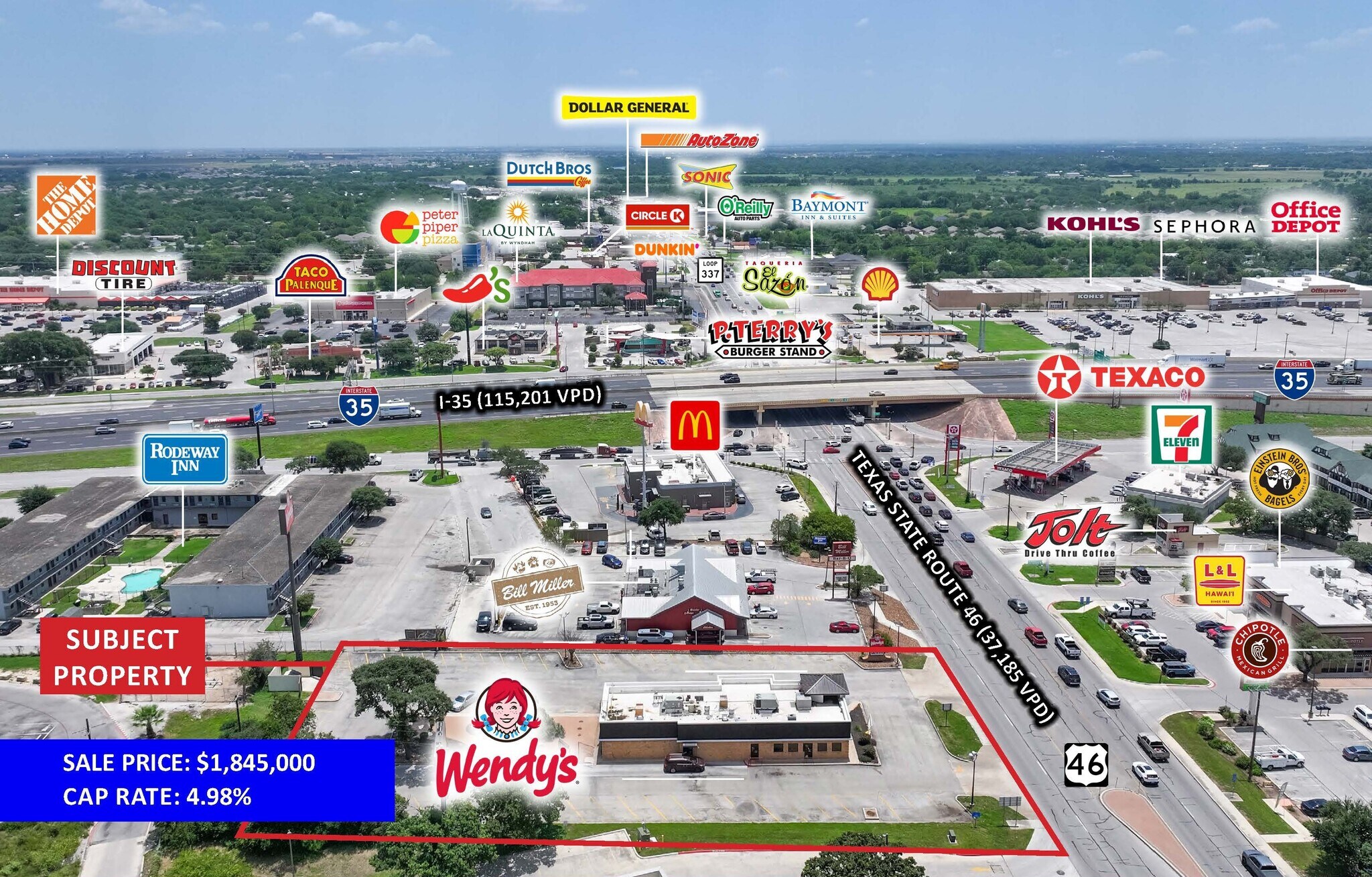 143 S State Highway 46, New Braunfels, TX à vendre Photo de l’immeuble– Image 1 sur 6