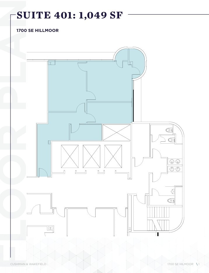 1700 SE Hillmoor Dr, Port Saint Lucie, FL à louer Plan d’étage– Image 1 sur 1