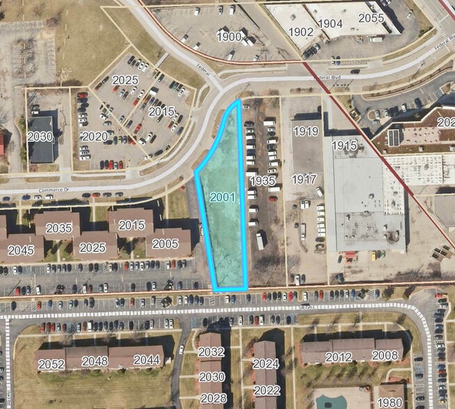 2001 Commerce Blvd, Ann Arbor, MI à vendre - Aérien – Image 2 sur 3