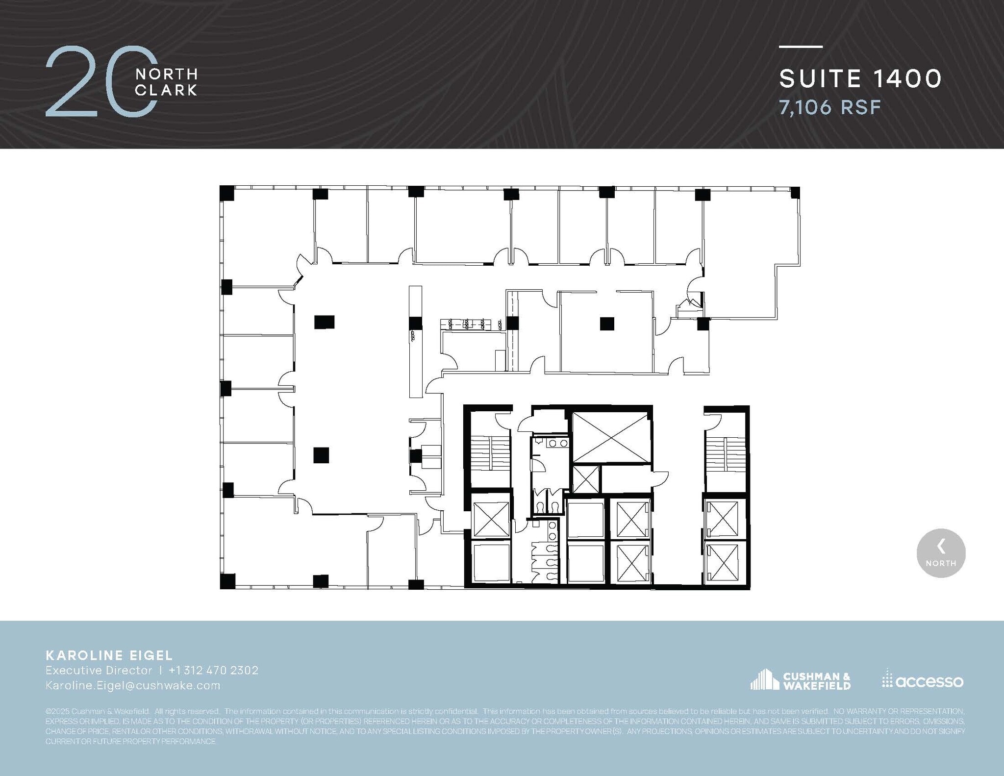 20 N Clark St, Chicago, IL à louer Plan d’étage– Image 1 sur 1