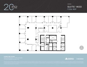 20 N Clark St, Chicago, IL à louer Plan d’étage– Image 1 sur 1
