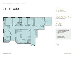 1510 S Central Ave, Glendale, CA à louer Plan d’étage– Image 1 sur 1