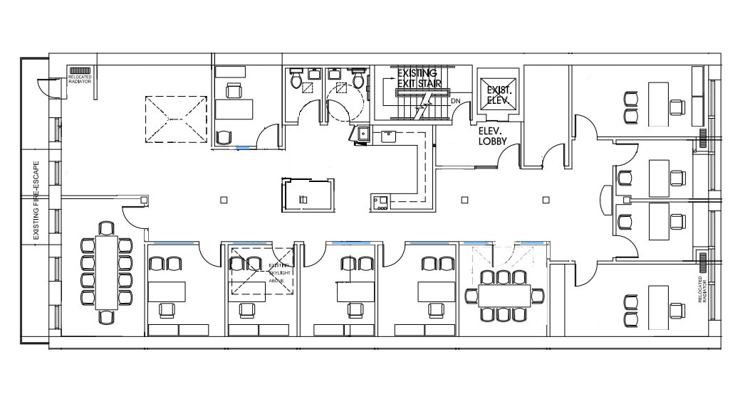110 W 27th St, New York, NY à louer Plan d’étage– Image 1 sur 7