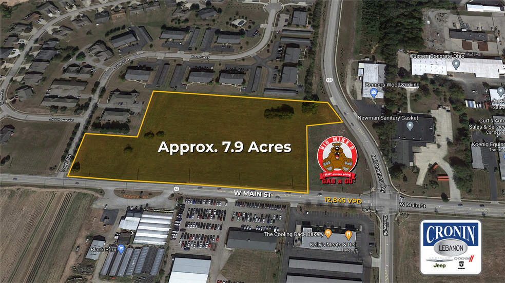 1010 W Main St, Lebanon, OH à vendre - Aérien – Image 2 sur 3