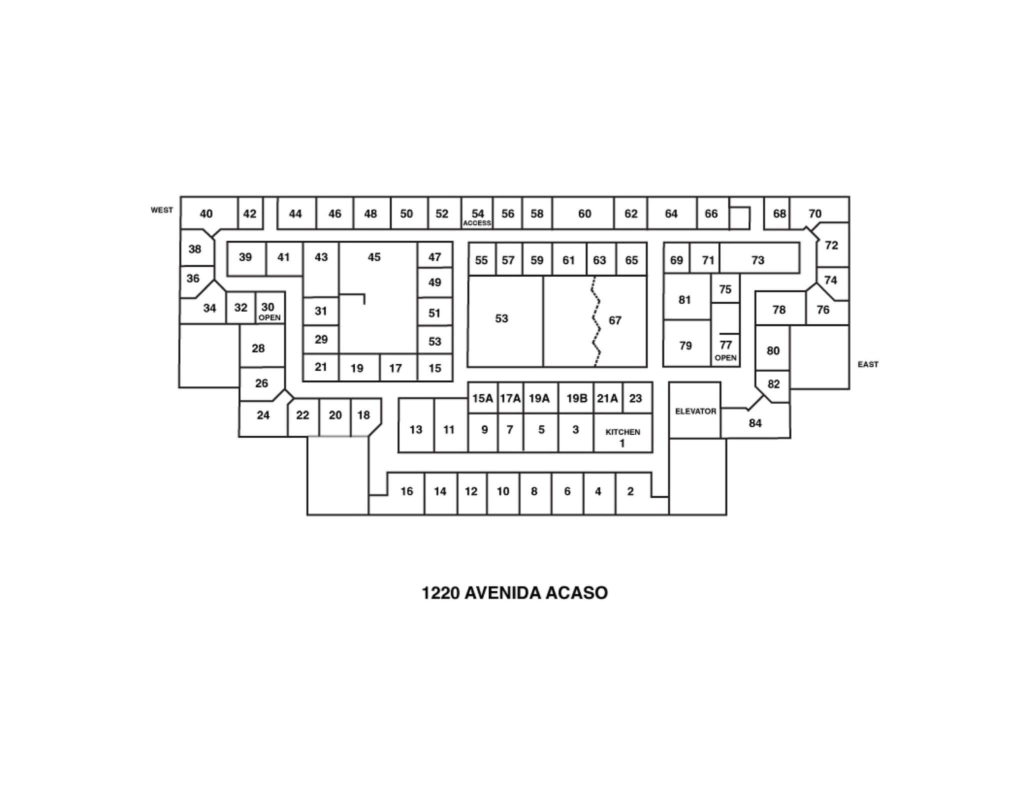 1220 Avenida Acaso, Camarillo, CA à louer Plan de site– Image 1 sur 1