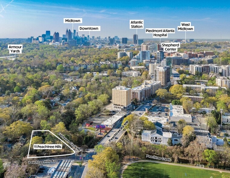 11 Peachtree Hills Ave NE, Atlanta, GA à vendre - Aérien – Image 2 sur 6