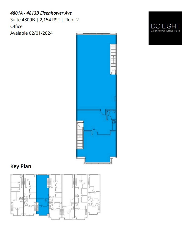 4713A-4725B Eisenhower Ave, Alexandria, VA à louer Plan d’étage– Image 1 sur 1