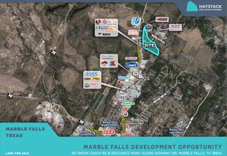 Plus de détails pour Coach Rd, Marble Falls, TX - Terrain à vendre