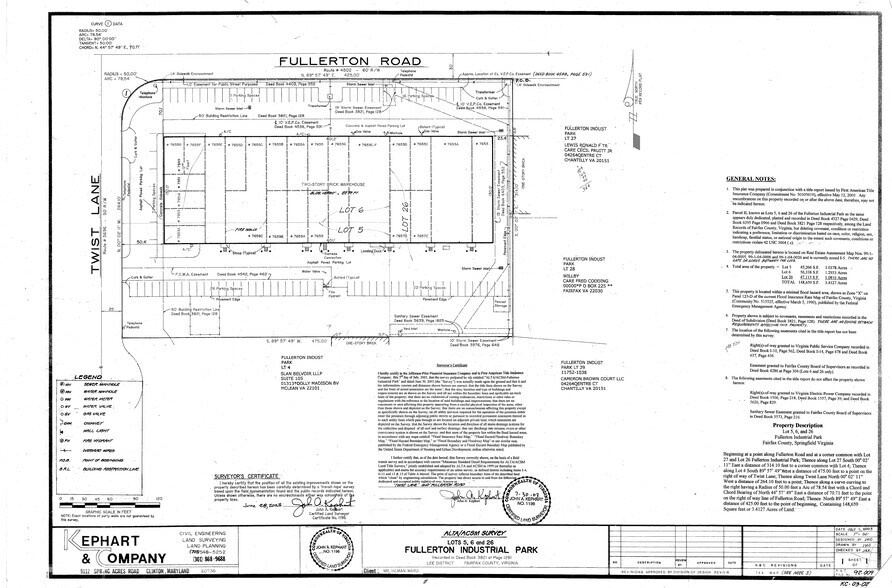 7653-7659 Fullerton Rd, Springfield, VA à louer - Plan de site – Image 3 sur 7