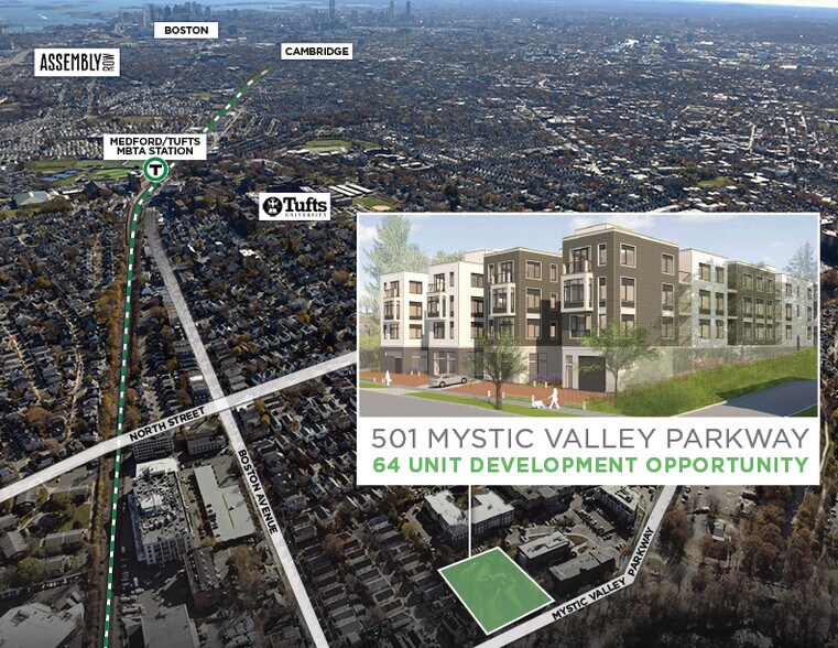 501 Mystic Valley Pkwy, Somerville, MA à vendre - Photo de l’immeuble – Image 1 sur 6