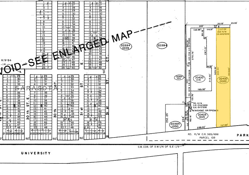 2415 University Pky, Sarasota, FL à louer - Plan cadastral – Image 2 sur 5