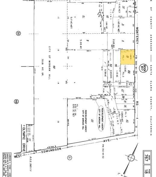 16275 Monterey St, Morgan Hill, CA à louer - Plan cadastral – Image 2 sur 4