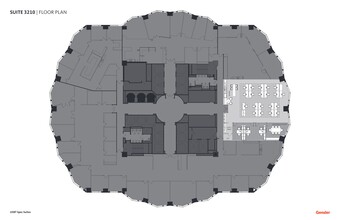633 W 5th St, Los Angeles, CA à louer Plan d’étage– Image 2 sur 2