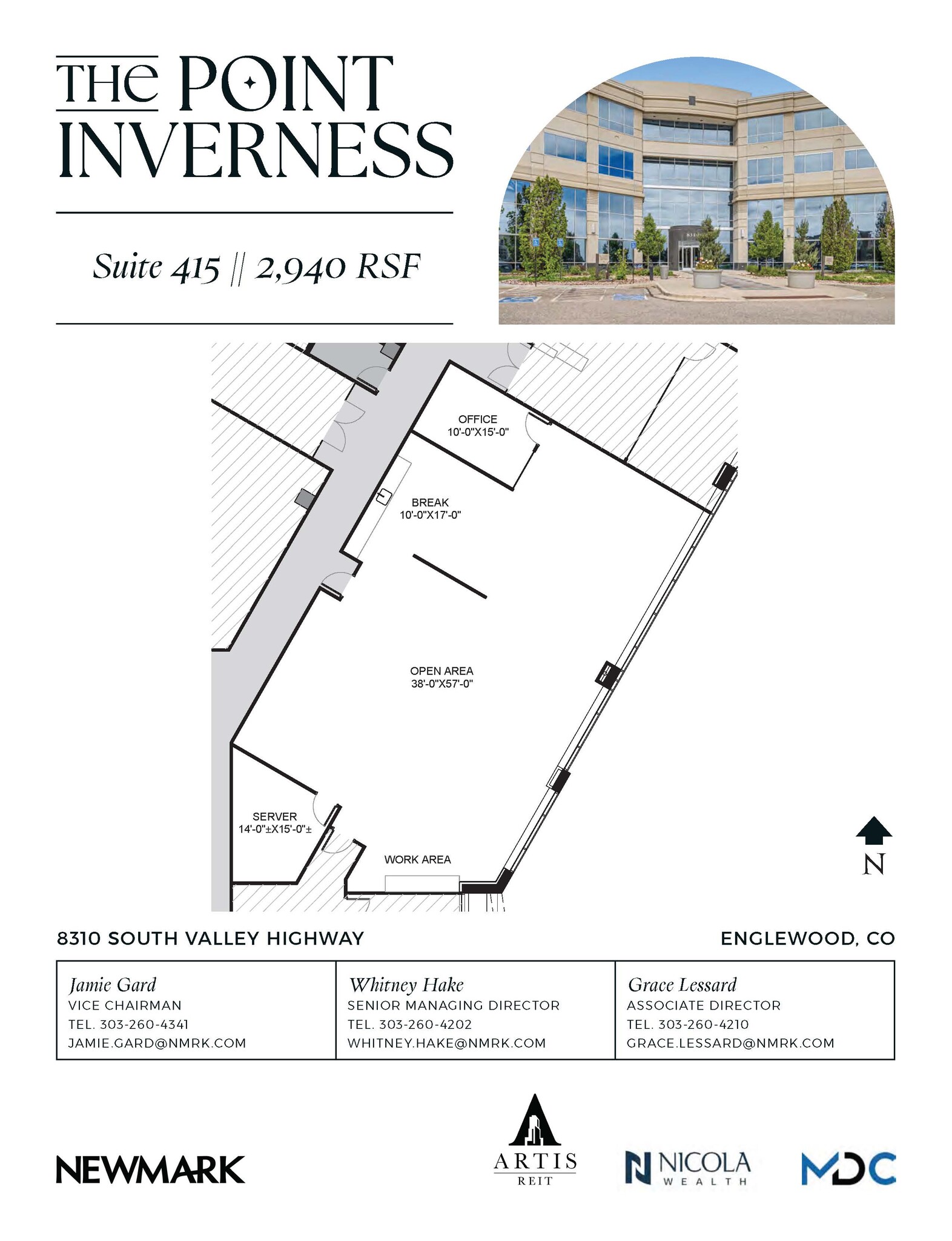 8310 S Valley Hwy, Englewood, CO à louer Plan d’étage– Image 1 sur 1