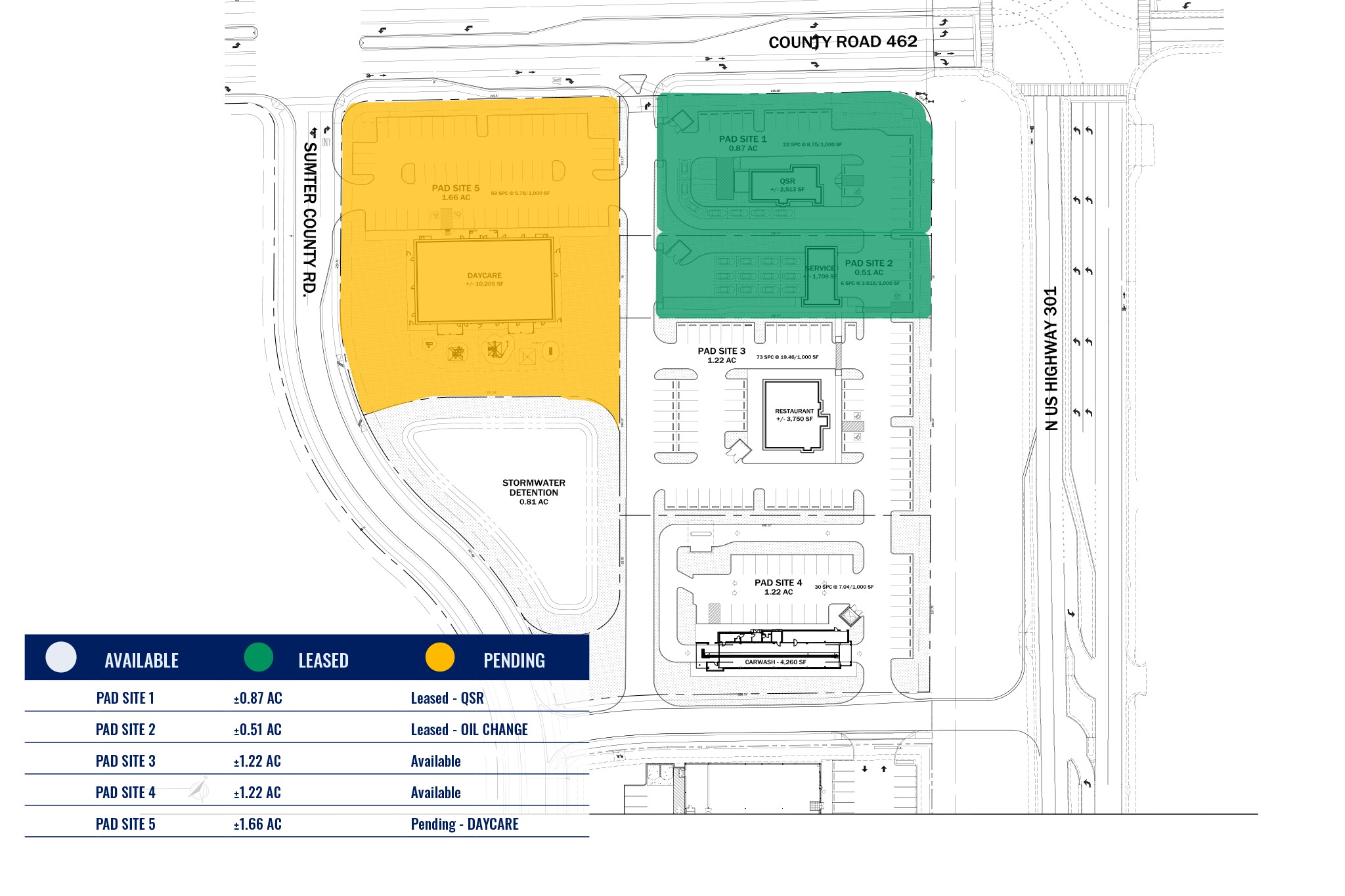 US - 301 & CR - 462, Wildwood, FL à vendre Photo de l’immeuble– Image 1 sur 4