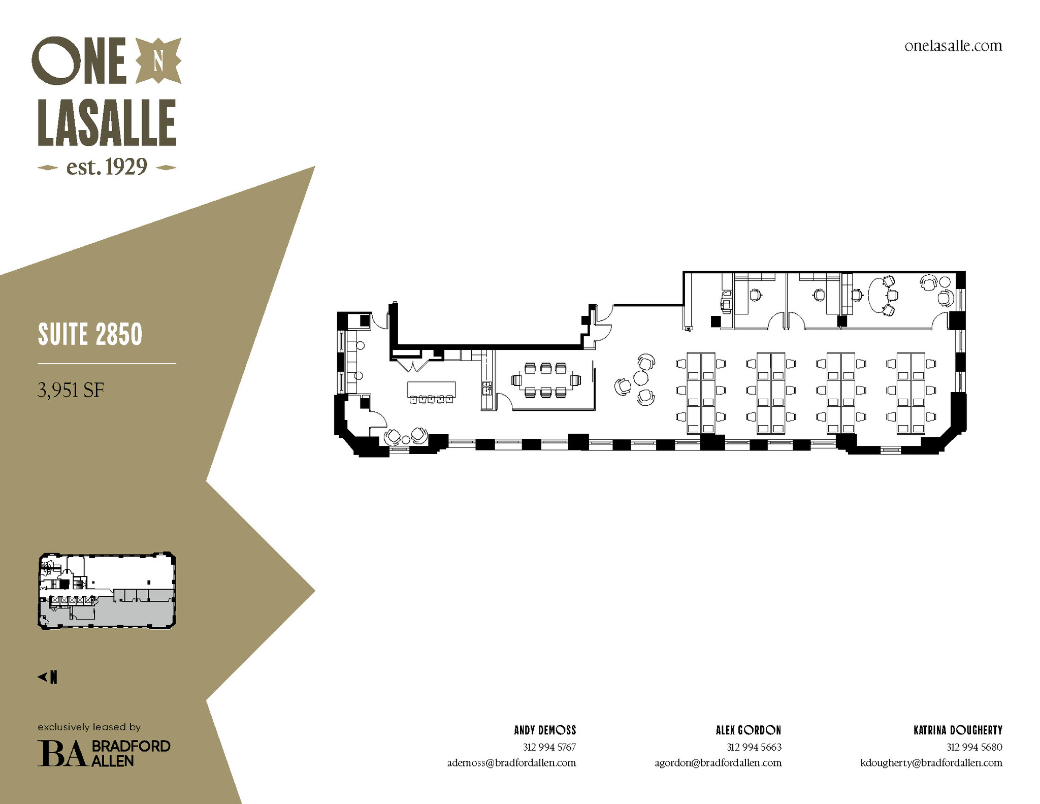 1 N La Salle St, Chicago, IL à louer Plan d’étage– Image 1 sur 1