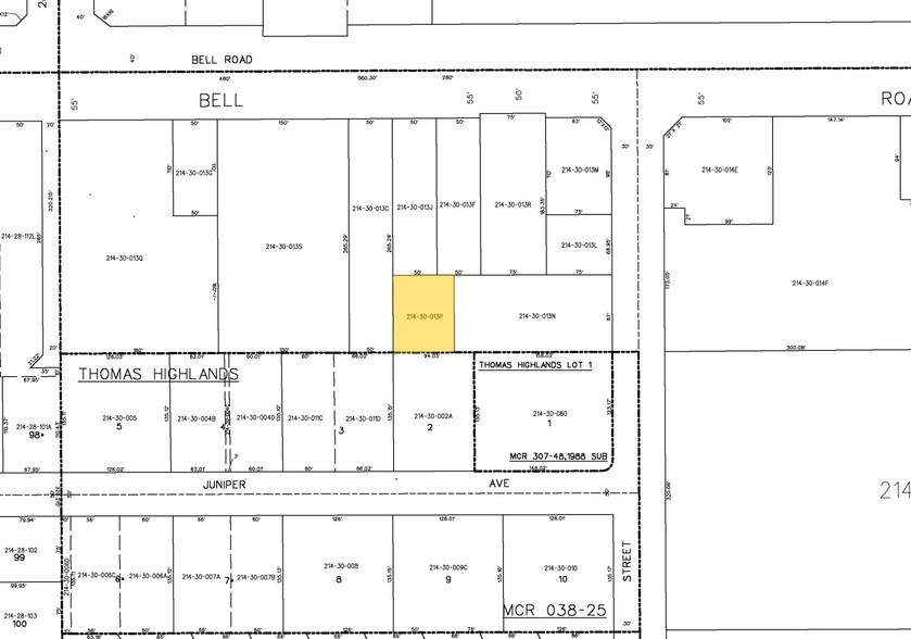 16628 N 29th St, Phoenix, AZ à vendre - Plan cadastral – Image 3 sur 3