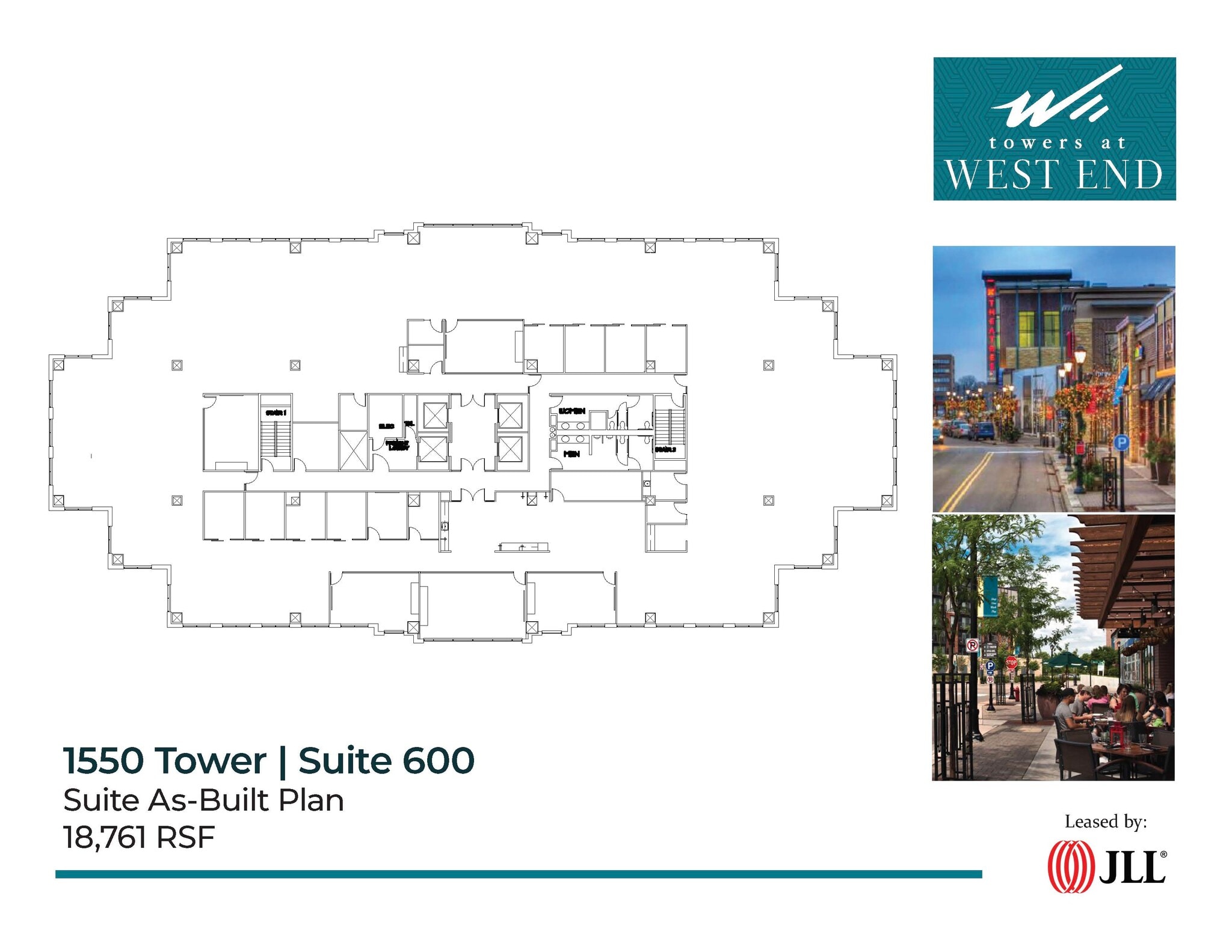 1550 Utica Ave S, Saint Louis Park, MN à louer Plan d’étage– Image 1 sur 1