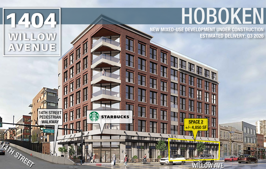 1404 Willow Ave, Hoboken, NJ à louer - Photo de l’immeuble – Image 1 sur 1