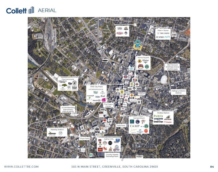500 N Main St, Greenville, SC à louer - Photo de l’immeuble – Image 2 sur 2
