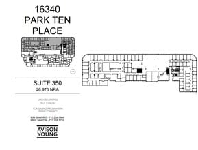 16340 Park Ten Place Dr, Houston, TX à louer Plan d’étage– Image 1 sur 1