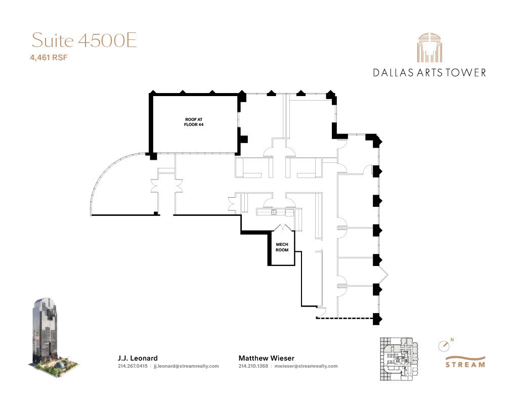 2200 Ross Ave, Dallas, TX à louer Plan d’étage– Image 1 sur 1