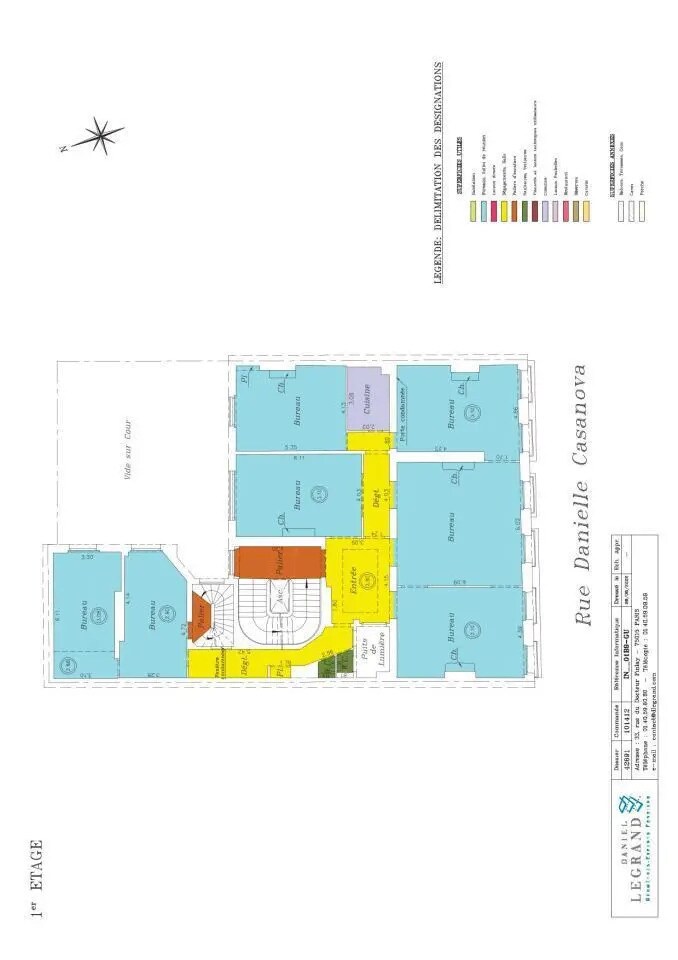 Bureau dans Paris à louer Plan d’étage– Image 1 sur 7
