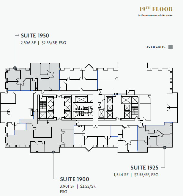 750 B St, San Diego, CA à louer Plan d’étage– Image 1 sur 1