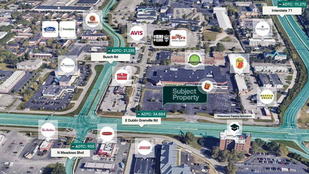 990 E Dublin Granville Rd, Columbus, OH à vendre - Photo de l’immeuble – Image 2 sur 3