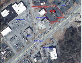 3303 Wade Hampton Blvd, Taylors, SC - Vue aérienne  vue de carte