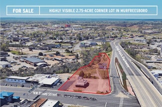 Plus de détails pour 535 NW Broad St, Murfreesboro, TN - Terrain à vendre