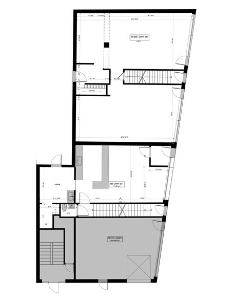 651-661 Rue Jarry E, Montréal, QC à vendre - Plan de site – Image 2 sur 12
