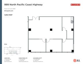999 N Pacific Coast Hwy, El Segundo, CA à louer Plan de site– Image 1 sur 1